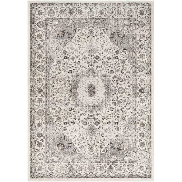Ophelia & Co. Maleisha Distressed Taupe/Beige Area Rug & Reviews Wayfair